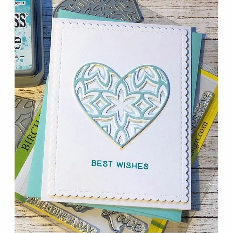 Flower Petal Heart Cutting Dies Metal Stencil DIY Scrapbooking Album Paper Card Embossing Craft Die Cut Frame