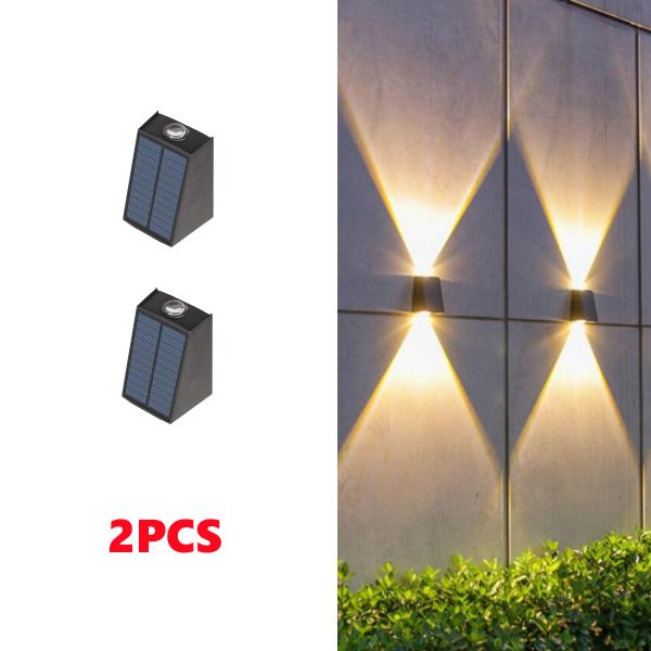 Xiaomi LED Outdoor Solar Wall Light Up And Down Luminous Garden Lamp Villa Courtyard Porch Street Decorative Lighting Wall Washer Light
