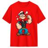 Tricou Popeyed the Sailorman Plajă Tricouri din Bumbac Pentru Bărbat Tricou cu Logo Personalizat Mânecă Scurtă Tricouri Vintage