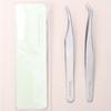 1PC/2PC Precison Eyelashes Tweezer Professional for Making  Fine Lashes Extension Anti-static Tweezer Excellent Closure