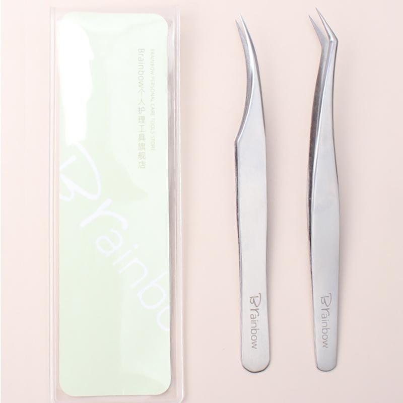 1PC/2PC Precison Eyelashes Tweezer Professional for Making Fine Lashes Extension Anti-static Tweezer Excellent Closure