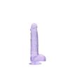 RealRock - Realistic dildo with balls 15 cm