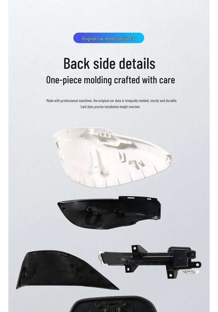 2022-2023 Civic Type R Rearview Mirror Shell with Reflective Lens & Turn Signal Backup Camera