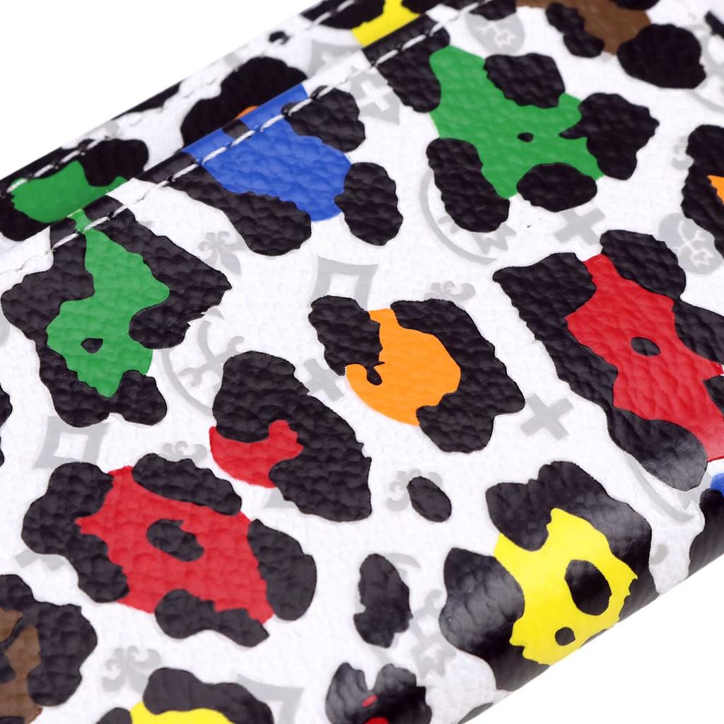 CASTELBAJAC Leopard Coin Case 029611 White