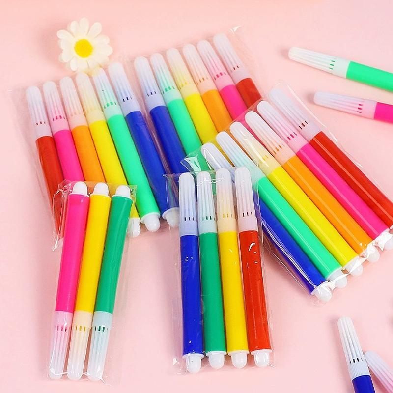 1/3/5/10/15Packs Colorful Graffiti Pen 6pcs/pack Drawing Painting Props DIY Art Coloring Marker School Artclass Rewards Gift ZYF