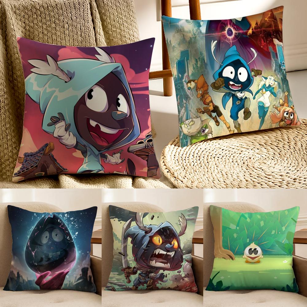 HOT Game DDofus Cushion Cover Pillowcase Antidustmite Living Room Sofa Decor Cushion Room