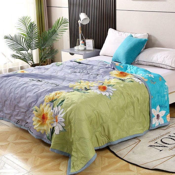 Summer Cooling Blanket Single Double Air Conditioner Thin Multi-layer Yarn Cotton Towel Blanket Comfort Blanket