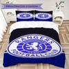 Rangers F.C. Set Copripiumino con Fantasia Copripiumino Federa Decorazione per la Casa Regalo di Compleanno (1 * copripiumino + 2 * federe senza imbottitura)126