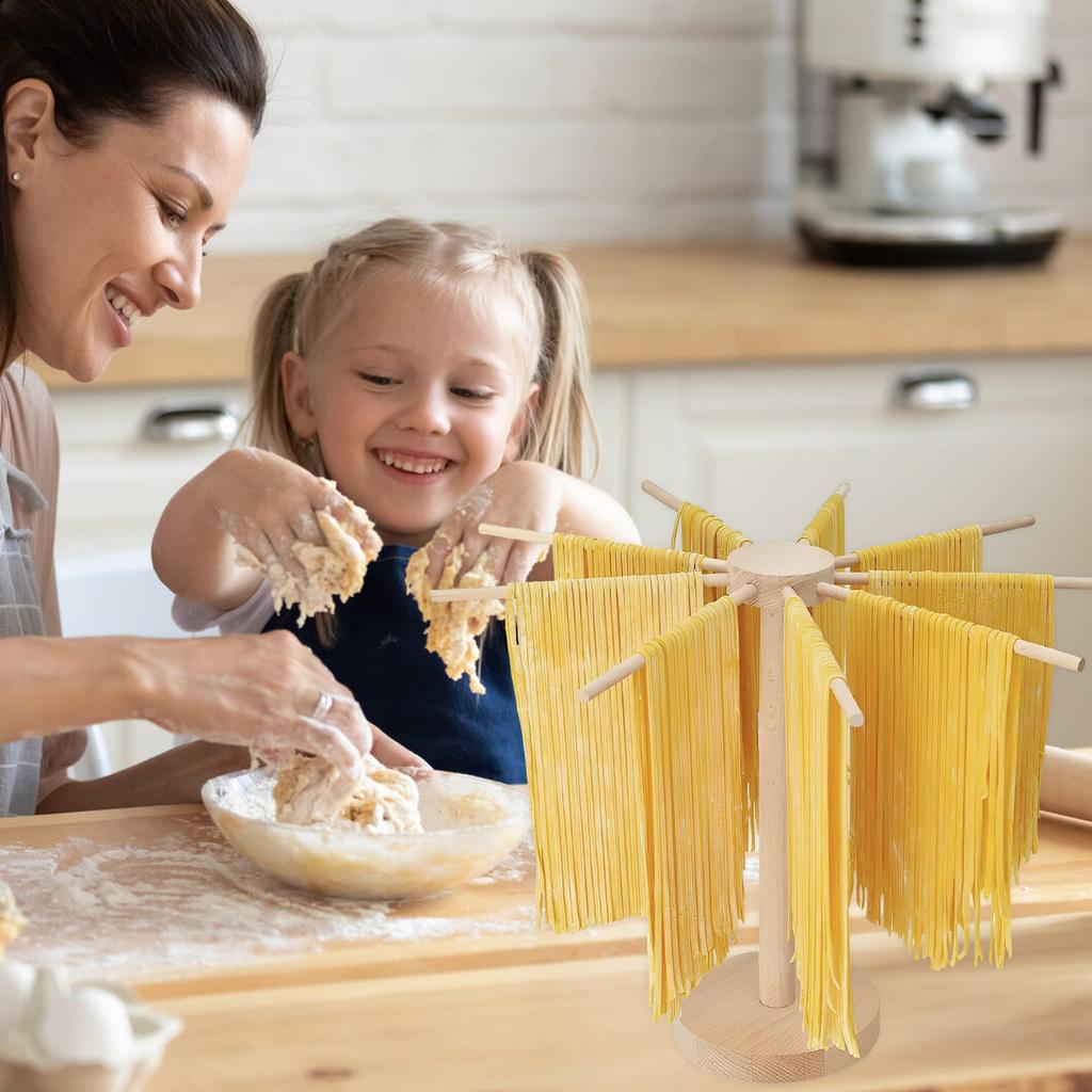 Pasta Drying Rack Pasta Rack Collapsible Spaghetti Stand Dryer Noodle Hanger for Fresh Pasta Noodle Spaghetti Dryer Hanger