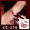 Nuovi Tatuaggi Impermeabili di Halloween Horror Cicatrice Faccia - Adesivi Trucco Opachi per Feste Festival