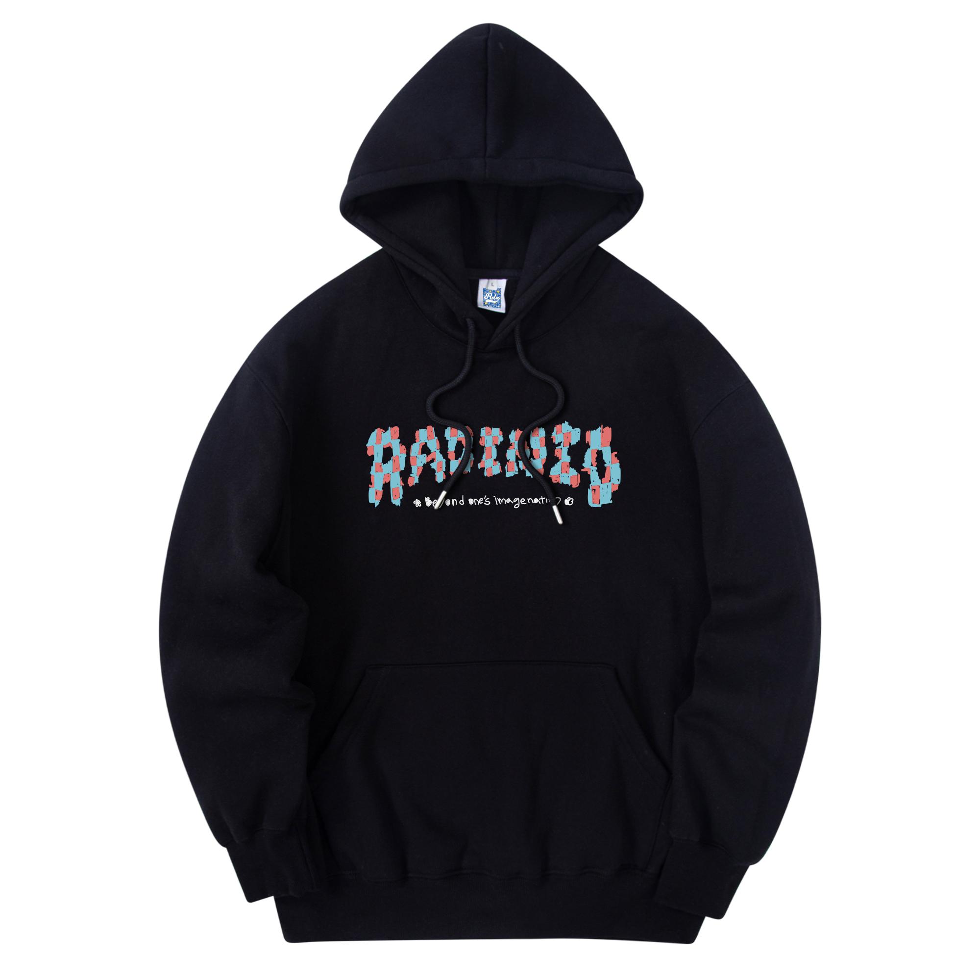 Radineo Check Logo Hoodie Black L