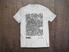 Paris France Blueprint City Map Coordinates / Heavyweight Cotton Unisex T-shirt with Print Tee Top