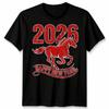 2026 Happy New Year Horse New Year 2026 Holidays Event Mens T-Shirt Graphic Tee