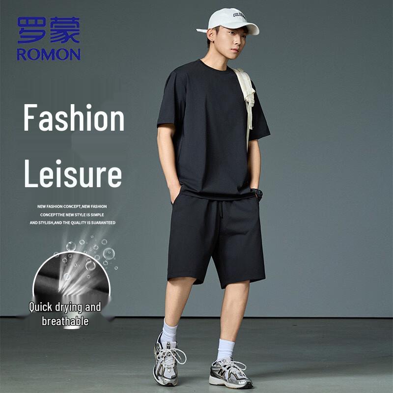 ROMON Men s Quick-Dry Casual Shorts M