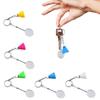 Badminton for Key Ring Charm Decors, Sports Lovers Creative Badminton Bat Cu