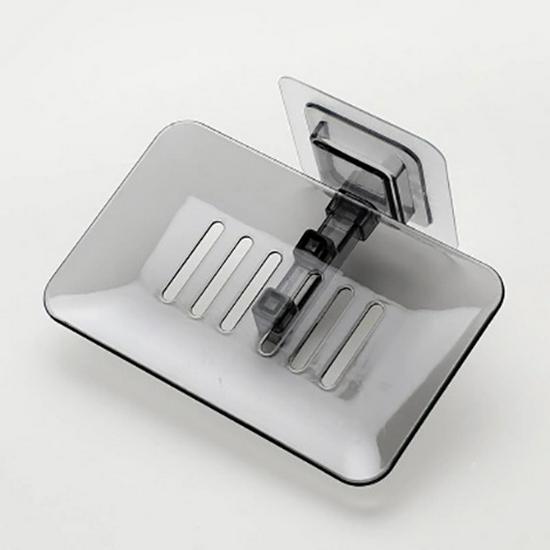 Wall-Mounted Punch-Free Soap Holder: Creative Drainage Shelf for Bathroom