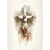 Jesus Sketch Canvas Posters Christian Bible Verse Shepherd Faith Prints Painting Decor Wall Art Poster Living Room Bedroom Decor