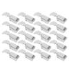 20pcs Zipper Foot High Hardness Antirust Multifunction Stainless Steel Sewing Presser Foot for Household
