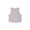 Nike One Classic Dri-FIT Solid Color Logo Comfortable Casual Sleeveless Tank Top Women Tops Light-Purple Black FN2846019