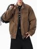 Xxbro Herren Japanische Retro Arbeitskleidung Patchwork Baumwolljacke - Herbst/Winter Trendige Lässige Oberbekleidung