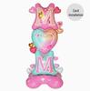 Large Standing Aluminum Foil Balloon for Mother's/Father's Day Decoration