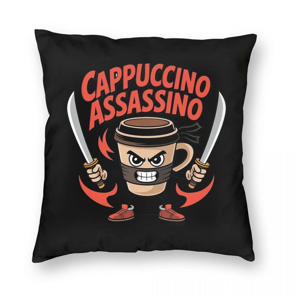 Tralalero Tralala Italian Brainrot Meme Pillowcase Printing Cushion Cover Gift Throw Pillow Case Cover Home Zippered Xcm