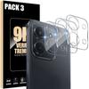 Protective Film - E.F.Connection - Xiaomi Redmi 15C - 3 Tempered Glasses - Transparent - Scratch-Resistant