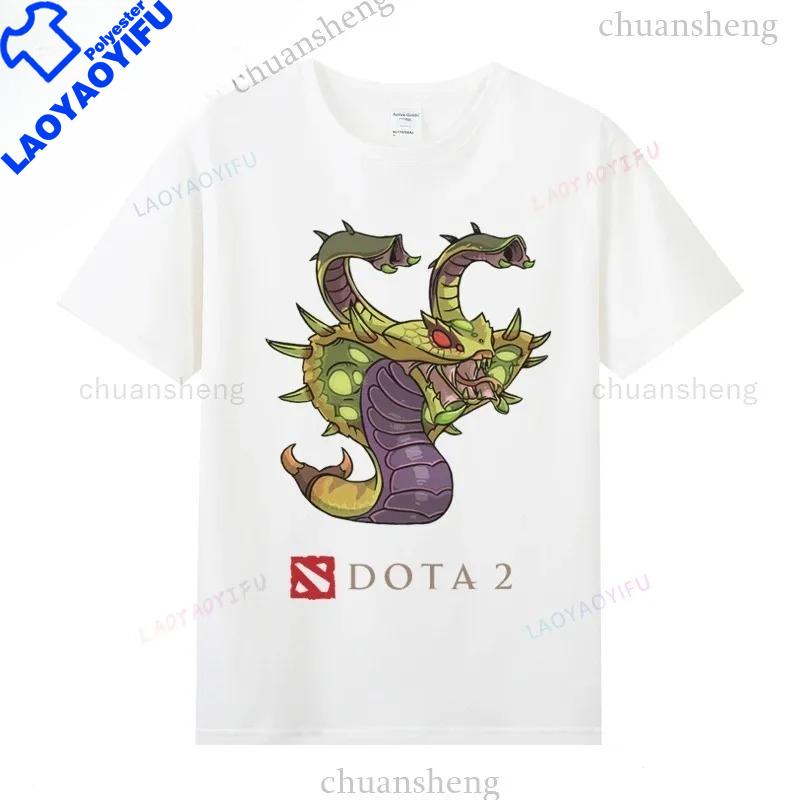Dota 2 Tshirts Game Hero Printed Tshirt Top Shadow Fiend Pudge Axe Slardar Sven Kunkka Timber Unisex Casual Graphic T Shirts