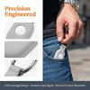 Silicone Protective Case Full Coverage Anti-Scratch Tracker Cover with Keyring Anti-lost Locator Holder Shell for Xiaomi Tag