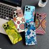 Cover for Xiaomi Redmi Note 12 11 10 A3 Pro 10A 10C 12C Note12 5G 4G Casing Phone Case Floral Paisley Mandala flower texture