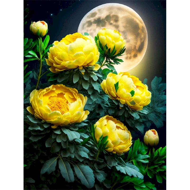 Diamond Painting 5d Flowers Full Square Drill Diamond Embroidery Cross Stitch Peony Handicraft Wall Art Home Decorati