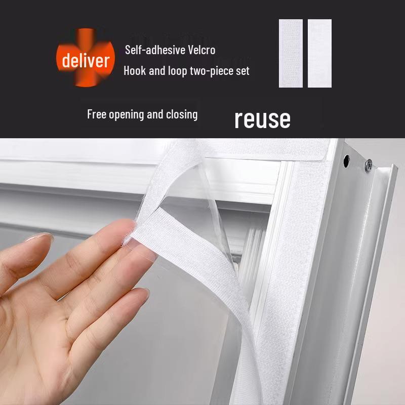 Folie Transparentă de Izolație Interioară pentru Iarnă – Rezistentă la Vânt și la Frig, Conservă Lumina