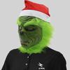 Grinch Masquerade Mask and Gloves Set for Christmas Performances