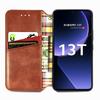 For Xiaomi 13T/13T Pro/Redmi K60 Ultra PU Leather Case Rhombus Imprint Wallet Stand Phone Cover