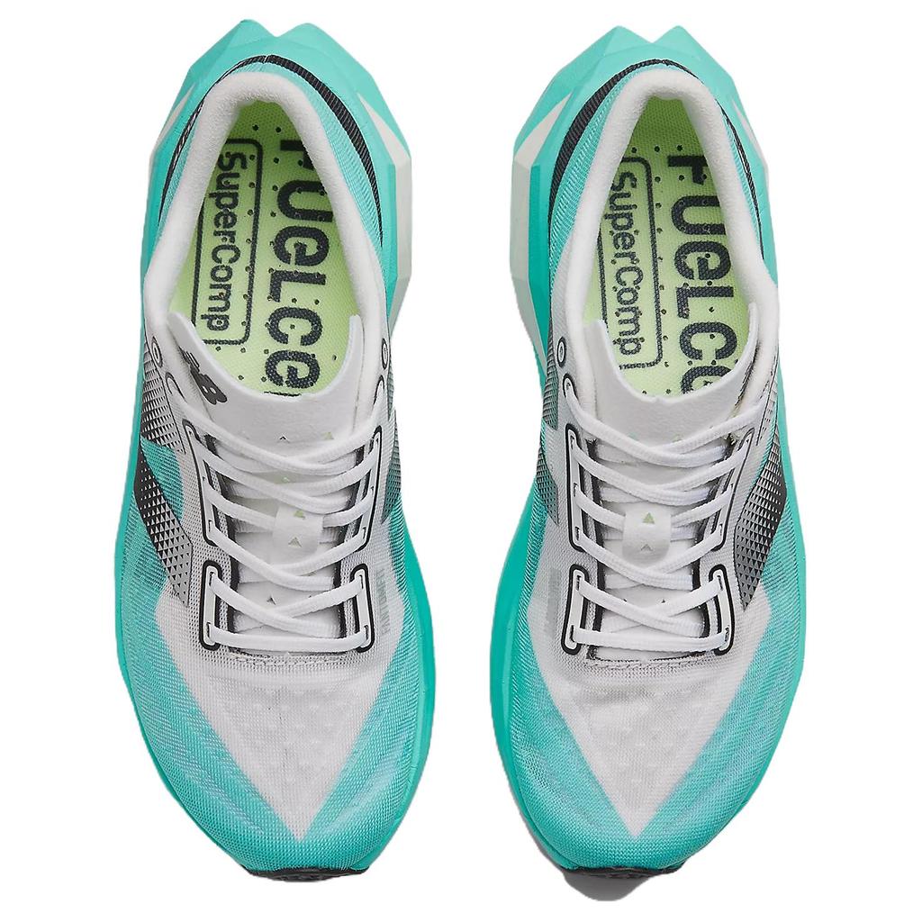 New Balance FuelCell SuperComp Elite V4 Cyber Jade Women Sneakers Blue White Black WRCELCT4