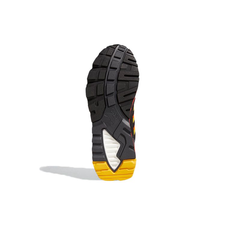 Marvel x adidas ZX 1K Rocket Herren-Sneaker Schwarz Core-Black Solar-Rot GX1210