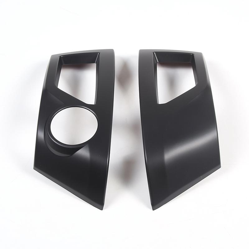 ABS Kohlefaser/Rot Für Toyota Tacoma 2011-15 Auto Mittelkonsole Klimaanlagenauslass Rahmen Aufkleber Auto Innenzubehör