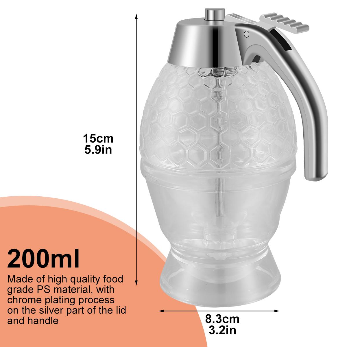 

Honey Dispenser Large Capacity Oil Dispenser Multifunc Oil Bottle Vinegar Sauce Bee Drip Dispenser Jar Container Storage Juice