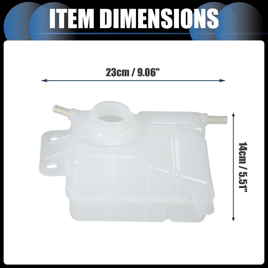 UXCELL Coolant Reservoir Water Expansion Tank Engine Coolant Recovery Overflow Bottle No.96817343 for Chevrolet Aveo 2004-2008