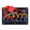 Zmayastar 6-pozycyjny wodoodporny panel przełączników do łodzi z ładowarką USB i woltomierzem LED, DC12-24V, Akcesoria morskie, SP-CYKG-023