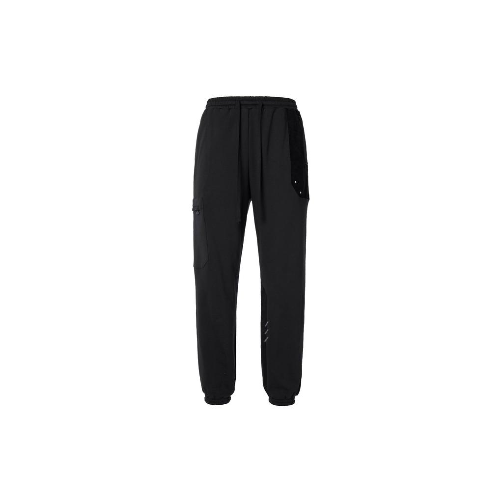 Adidas Originals Trefoil X Melting Sadness Puppet Series Spliced Sports Pants Men Bottoms Black HC0350