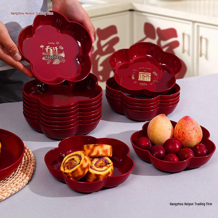 Housewarming Joy: New Home Fruit Plate Ornament for Moving-In Celebrations