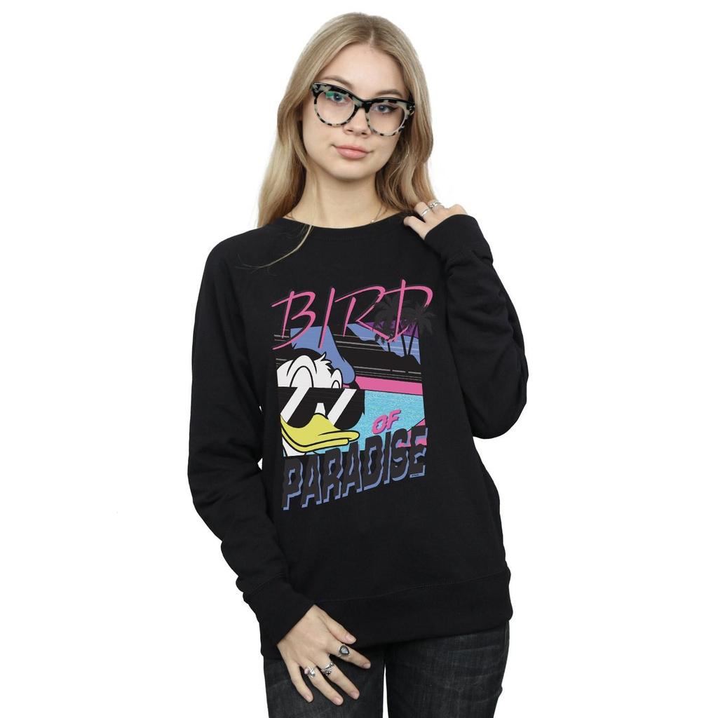 Disney Womens/Ladies Donald Duck Bird Of Paradise Sweatshirt