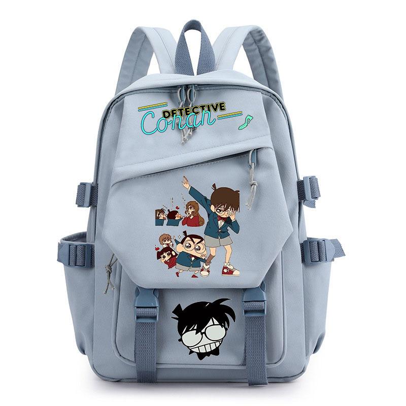 Anime Conan schoolbag children's backpack primary school bag male and female junior high school students college students campus backpack