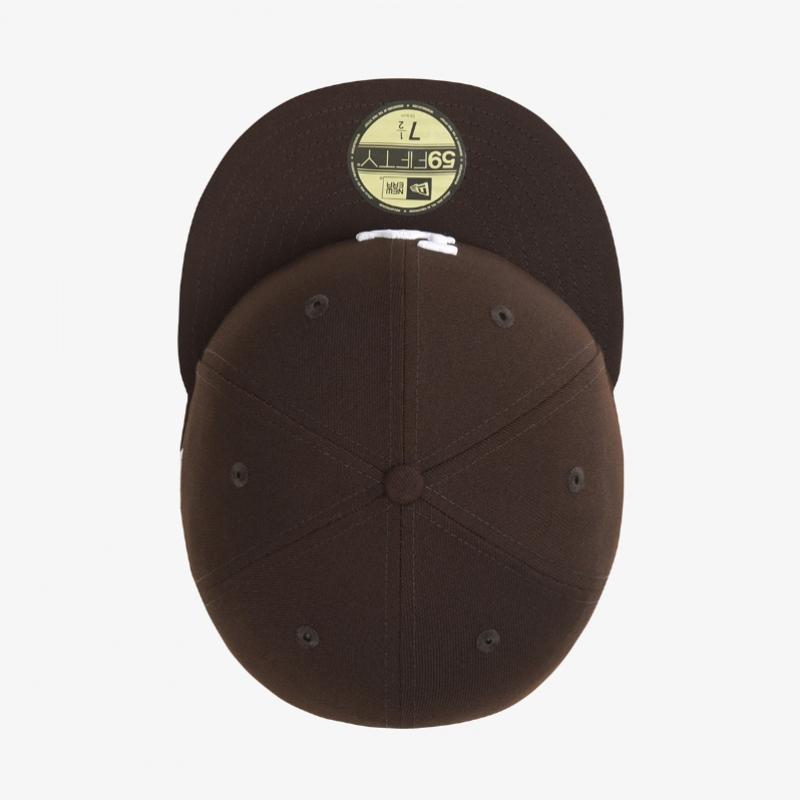 Czapka New Era Mlb La Dodgers Fitted Cap Burnt Wood