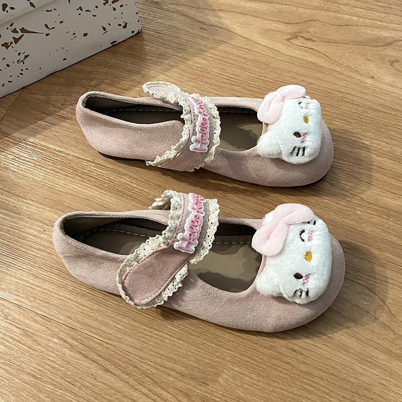 

Обувь Doudou — это модные и универсальные туфли Мэри Джейн с милым мультяшным принтом для женщин, новая корейская версия мягкой подошвы на весну 2025 года. 35