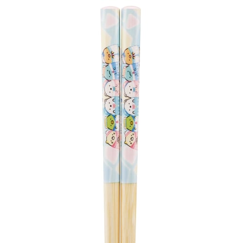 Skater Bamboo Chopsticks, 16.5cm, Made in Japan, Sumikkogurashi, Polar Bear Hometown, Girl's Design, ANT2-A