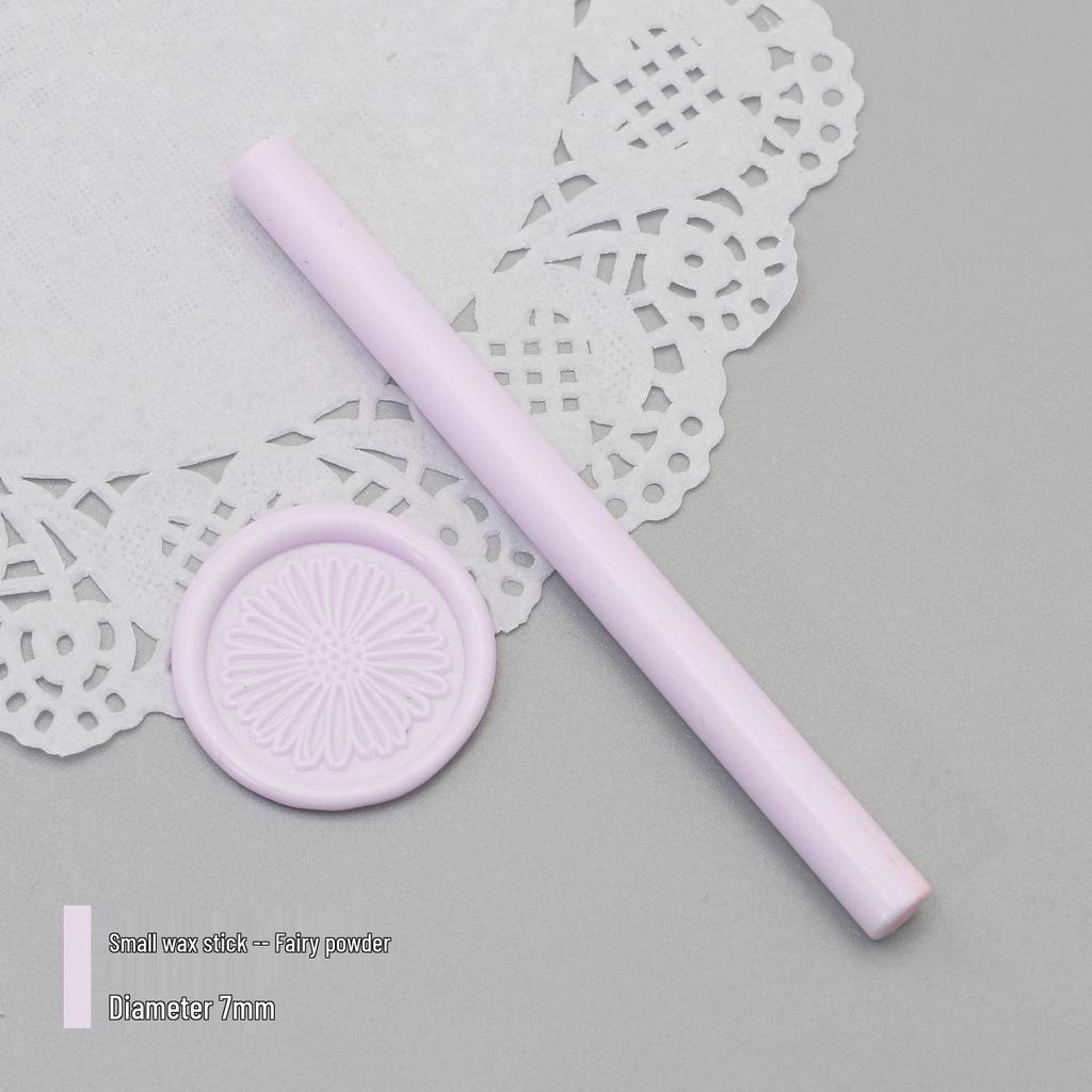 Bețișoare de Ceară de Sigiliu Mat Perlat, 125 Culori, 10x0.7cm, Compatibile cu Pistoale de Ceară, Culori Mixabile