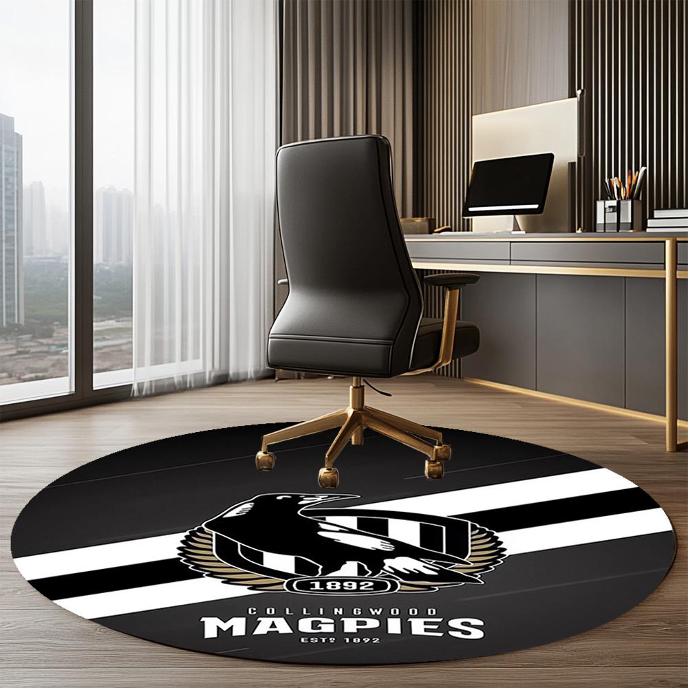 AFL Printed Round Rug Carpet Chair Rug Area Rug Entryway Doormats,for Office Chair Living Room Bedroom Kitchen Room.