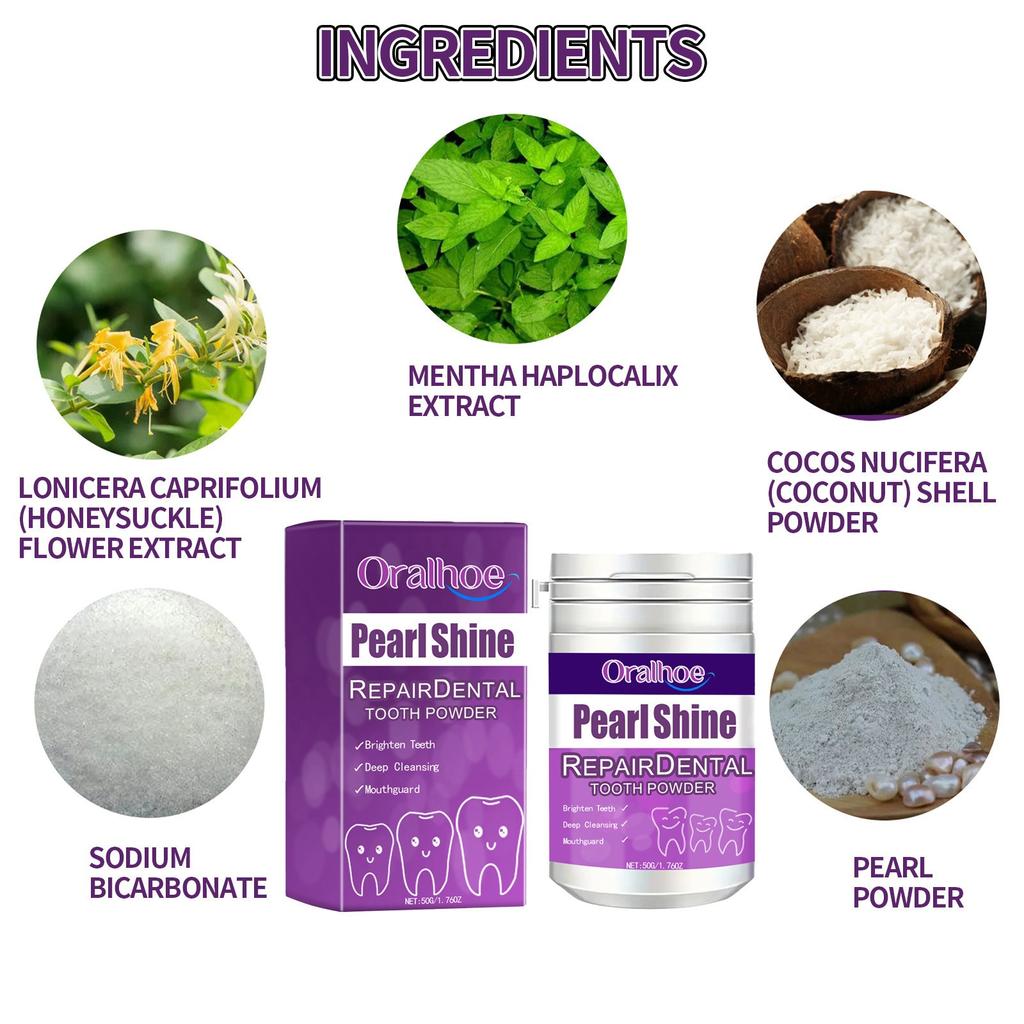 Teeth Whitening Powder Has A Whitening Effect, Which Is Effective For Deep Stains And Can Quickly Bleach Teeth Cleaning Powder